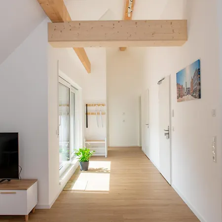 Apartament Modern-neu-nespresso-balkon-parkplatz Augsburg